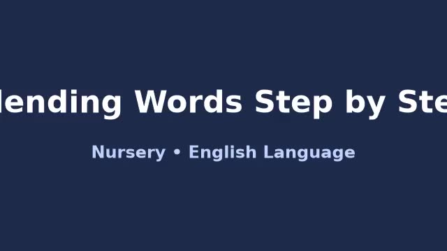 Blending Words Step by Step